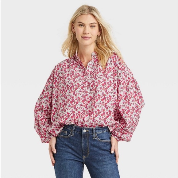 Universal Thread balloon sleeve poet blouse. XXL - Picture 1 of 4